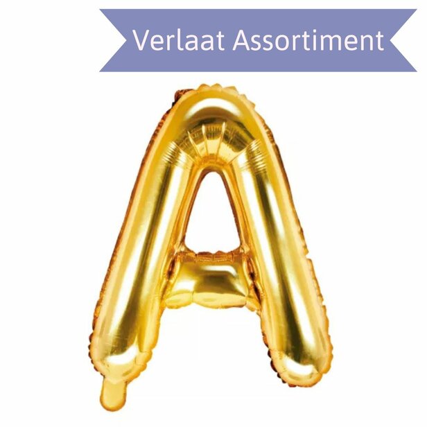 Partydeco - 35cm goud