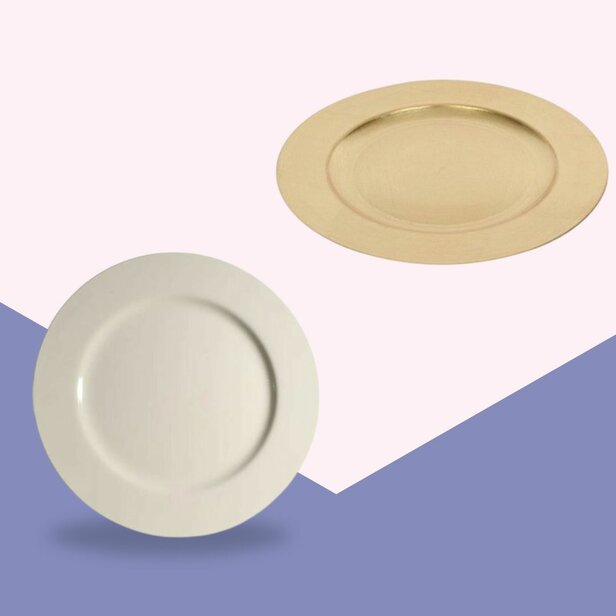 Onderborden, placemats en decoratieschalen