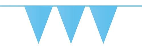 Mooideco - Vlaglijn licht blauw 10 meter