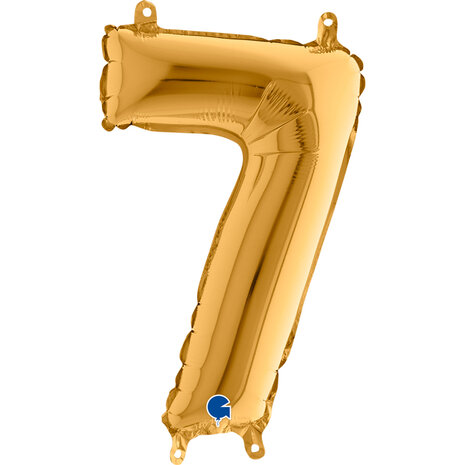 Number 7 - Gold - 14 inch - Grabo