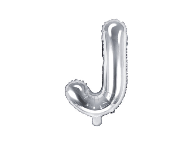 Mooideco - letter zilver - J