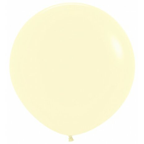 Mooideco - Pastel matte geel - 36 inch