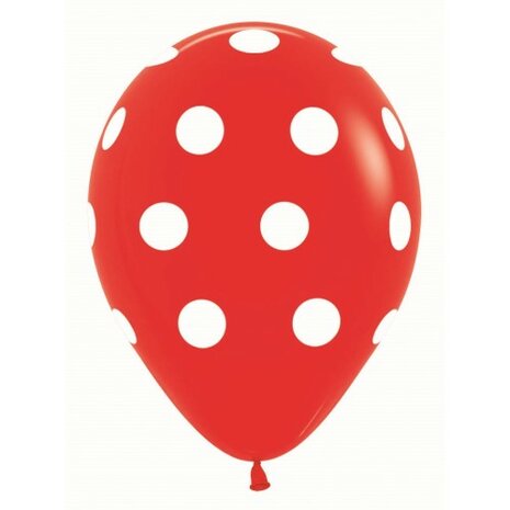 R12 - Polka Dots - Red