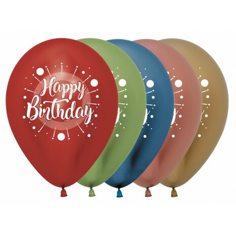 R12 - Happy Birthday - Multicolor - Reflex