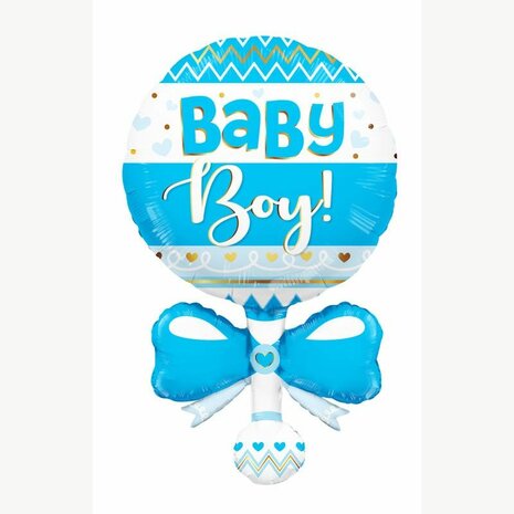 Baby Rattle Shape Blue - 36 inch