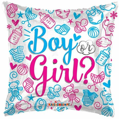 Boy or Girl Gender Reveal (18 inch)