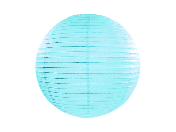 Mooideco - lampionnen blauw 35 cm