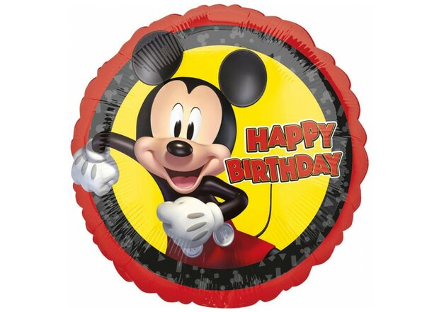 Mooideco - Happy birthday Mickey Mouse - 18 inch