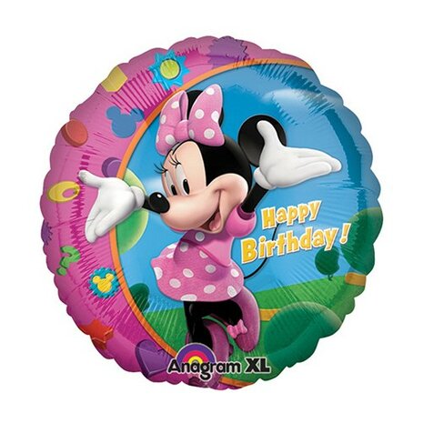 Mooideco - Happy birthday Minnie Mouse - 18 inch