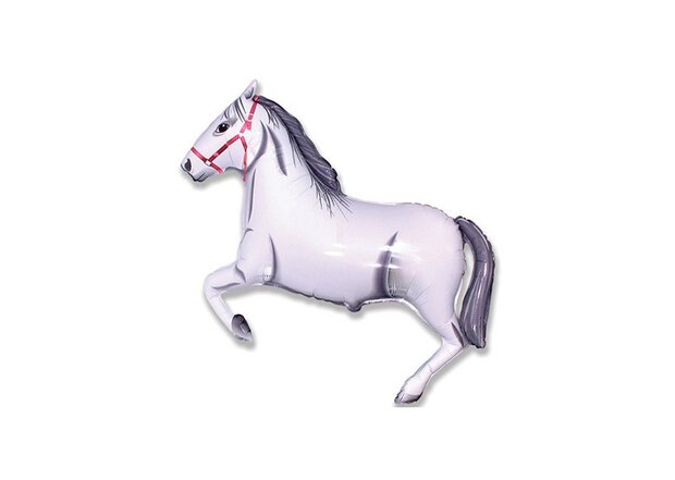 Mooideco - wit paard - 32 inch