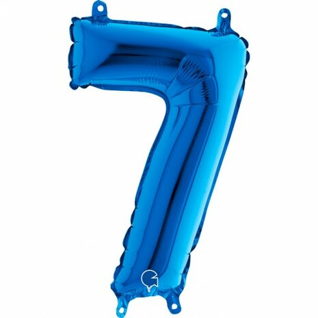 Number 7 - Blue - 40 inch