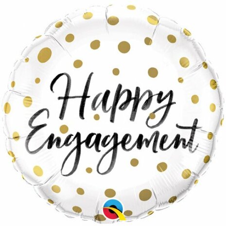Mooideco  - Jubileum - Happy Engagement dots stippen