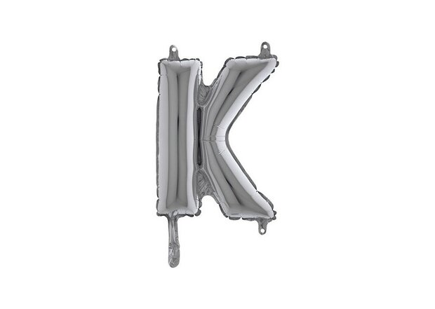 Mooideco - letter zilver - K