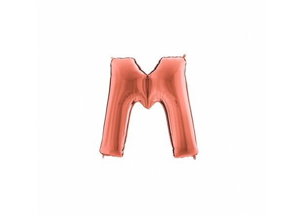 Mooideco - letter rose goud - M