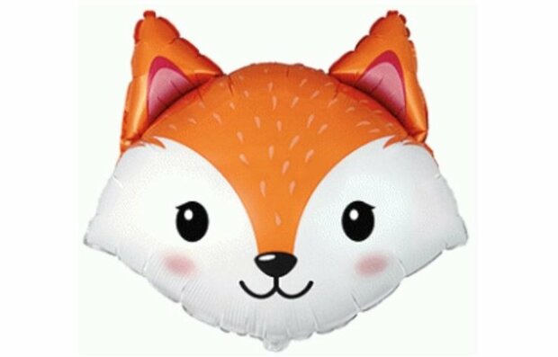 Cute fox head- Woodland