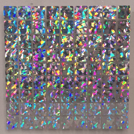 Shimmerwall paneel - Rainbow Crystals 200 - 30X30 cm