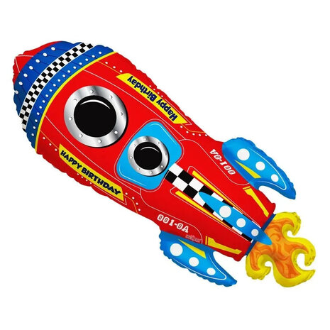 Mooideco - Rocket foil balloon - Kaleidoscope