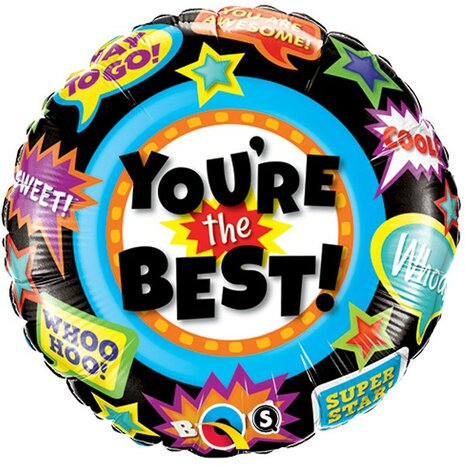 Mooideco - Youre the best - 18 inch - Qualatex 