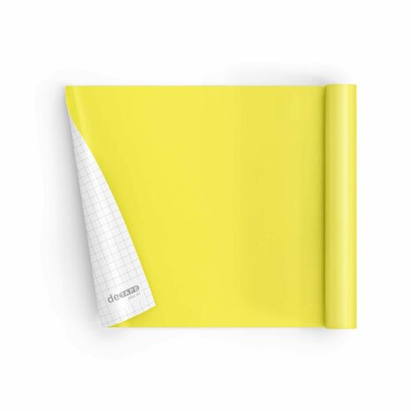 Vinyl Sticker rol DETAPE - Lemon yellow - Mat - 305mm x 5m