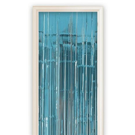 Mooideco - deurgordijn blauw - 100 X 250 cm 