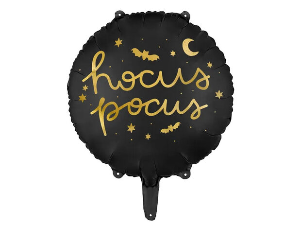 Mooideco - Hocus Pocus - zwart  18 inch = 45 cm - Party Deco