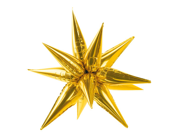 Mooideco - 3D ster goud - 95 cm - Party Deco 