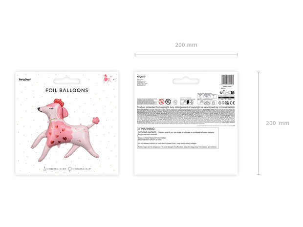 Mooideco - Pink Poodle - Partyfactory 
