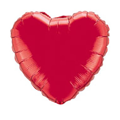 Mooideco - Heart Red - 18 inch - Flex - 10 stuks 