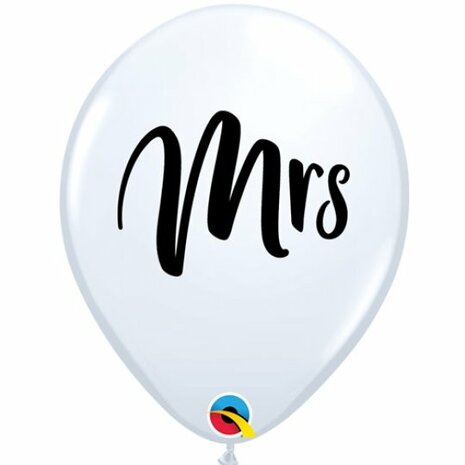 R11 - Mrs - White - Qualatex