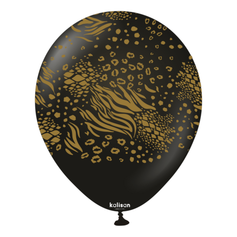 Mooideco - Safari Mutant - Black - Print Gold - 12 inch - Kalisan 