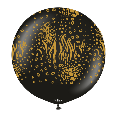 Mooideco - Safari Mutant Black Print Gold - 24 inch - Kalisan 