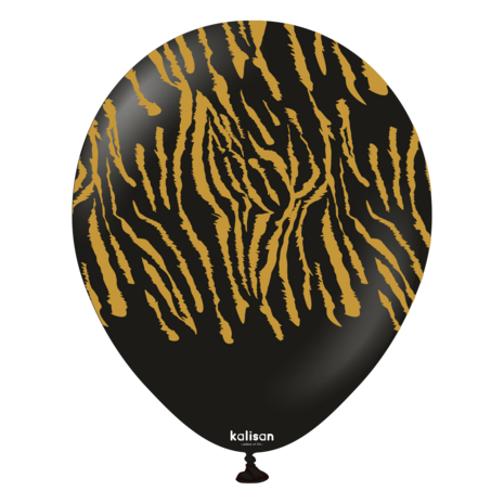 Mooideco - Safari Tiger - Black - Print Gold - Kalisan 