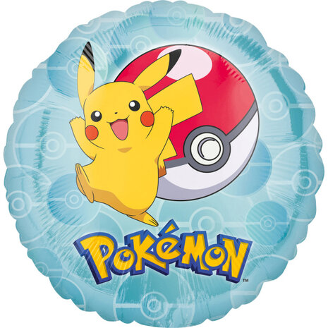 Mooideco - Pokemon - ronde folieballon 17 inch - Anagram 