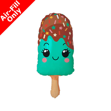 Mooideco - Turquoise Ice Lolly - 11 inch - Qualatex - Heatsealing vereist