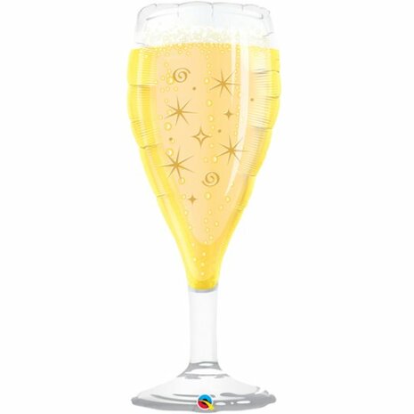 Mooideco - Champagne glas - 39 inch - Qualatex 