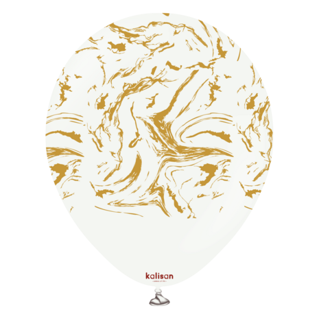 Mooideco - Space nebula - white - Print Gold - 12 inch - Kalisan 