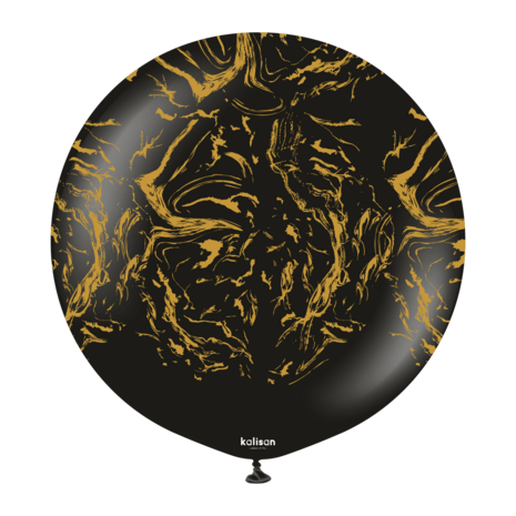 Mooideco - Space nebula - Black - Print Gold - 24 inch - Kalisan 