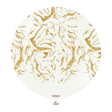 Mooideco - Space nebula - white - Print Gold - 24 inch - Kalisan 