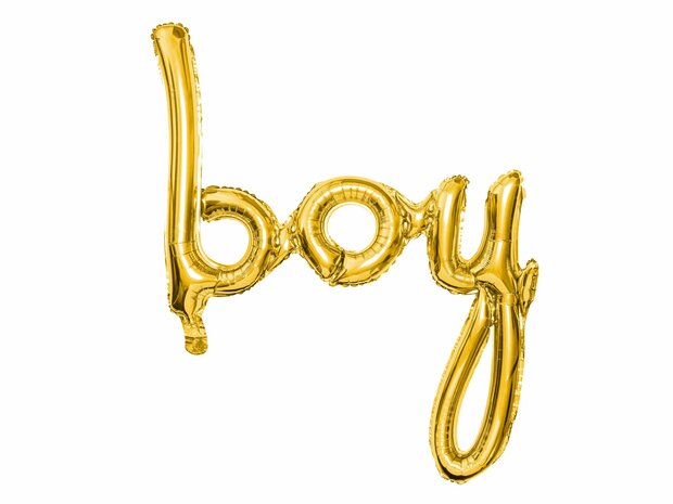 Mooideco - Boy - letterset - script - 29 inch - Partydeco