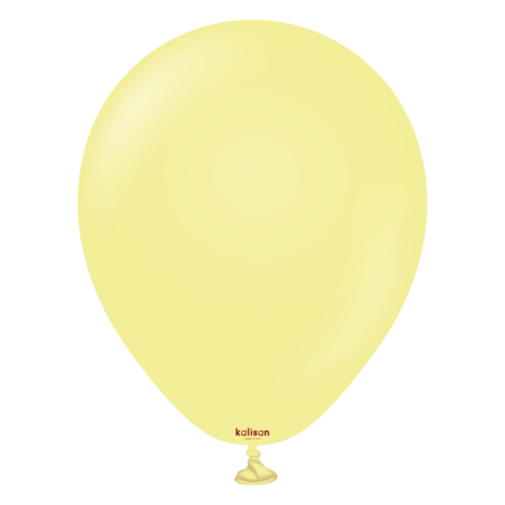 Mooideco - Kalisan Macaron Yellow - 5 inch ballonnen