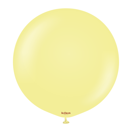 Mooideco - Kalisan Macaron Yellow - 24 inch ballonnen