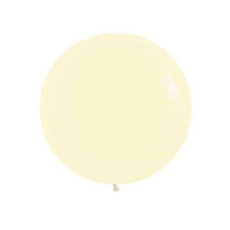 Mooideco - Pastel matte yellow Sempertex 24 inch