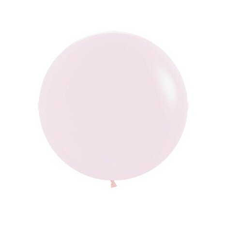 Mooideco - Pastel matte pink Sempertex 24 inch