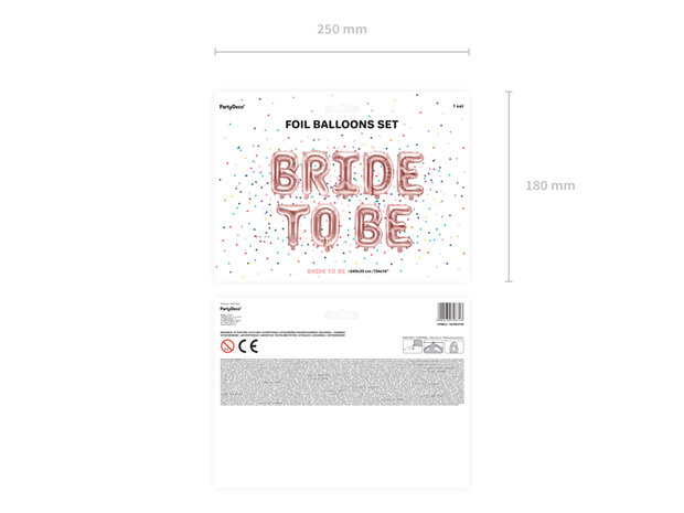 Mooideco - Bride to be - letterset - 14 inch - Partydeco