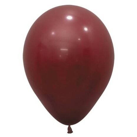 Mooideco - Fashion Merlot dark red bordeaux red Sempertex 12 inch