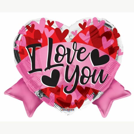 Mooideco - I Love You Bow - Folie Balloon - 18 inch