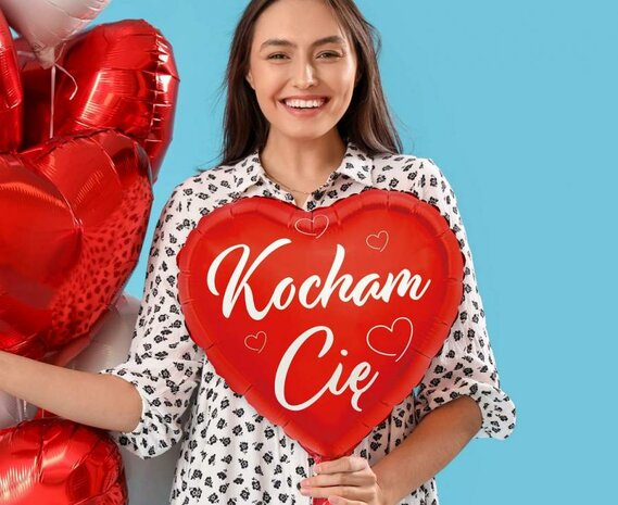 Folie Hart Kocham Ci? (i love you) , 18&quot; (1)