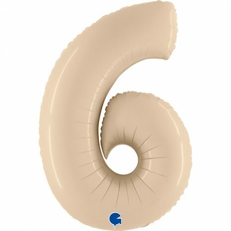 Mooideco - Number 6 - Cream - 26 inch