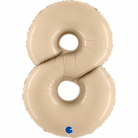 Mooideco - Number 8 - Cream - 26 inch