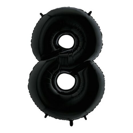 Mooideco - Number 8 - Black - 26 inch